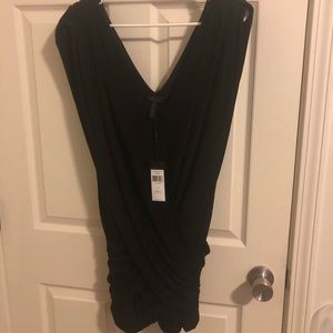 BCBG crisscross V-neck dress